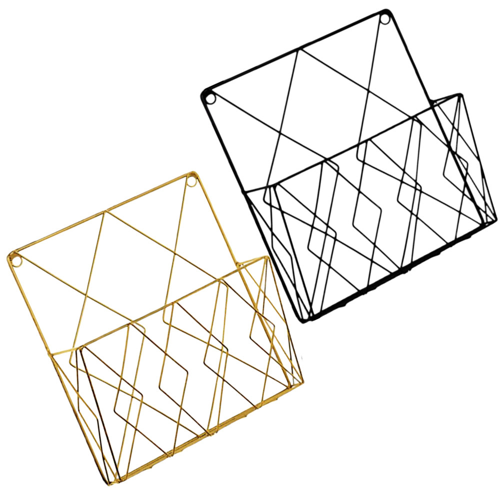 2Pcs Premium Metal Wall File O - Magazine Holder Rack review and price