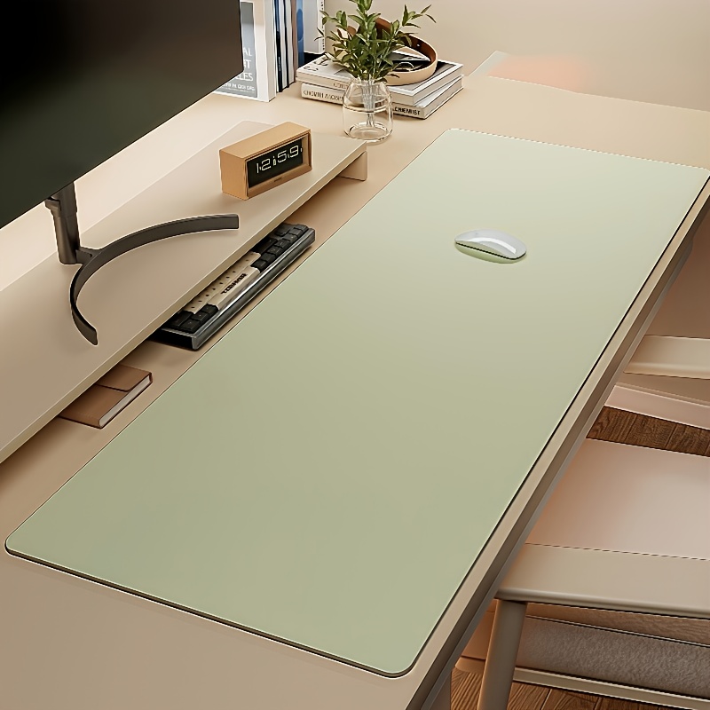 1pc Large Faux Leather Mouse P - Leather Desk Pad review and price
