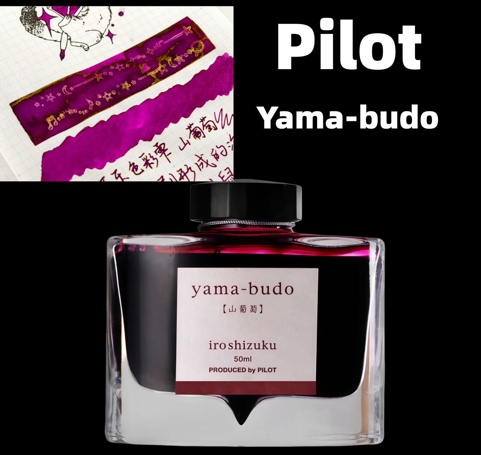 JAPAN Pilot Iroshizuku, Yama-b - Fountain Pen Bottled Ink review and price