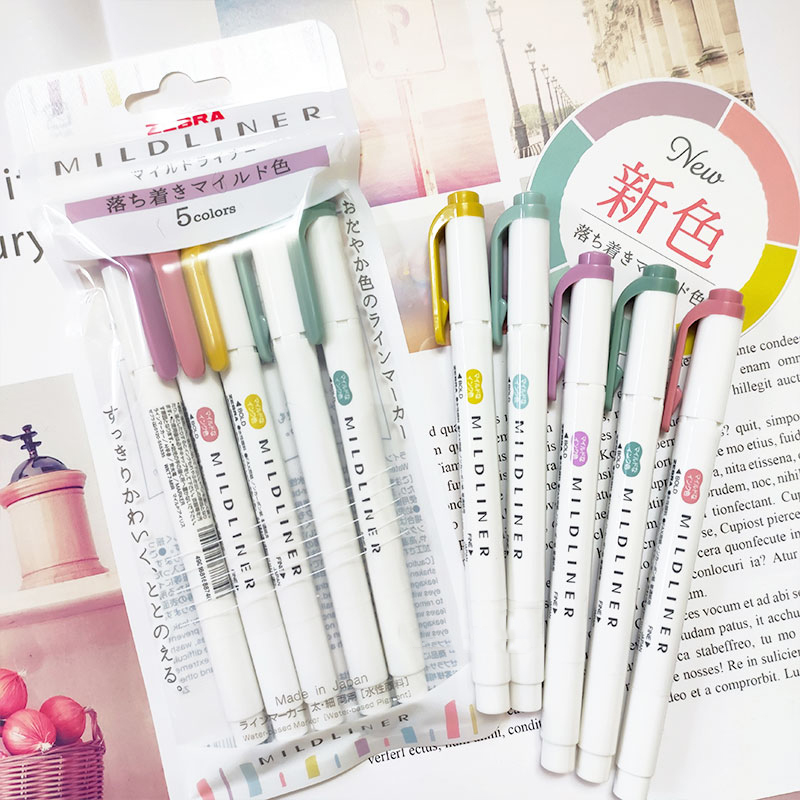 NEW zebra mildliner highlighte - Zebra Pen Sarasa review and price