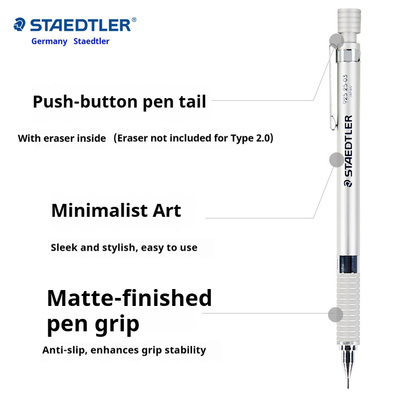 Staedtler 925 Full Metal Draft - Mechanical Pencil 0.3 review and price
