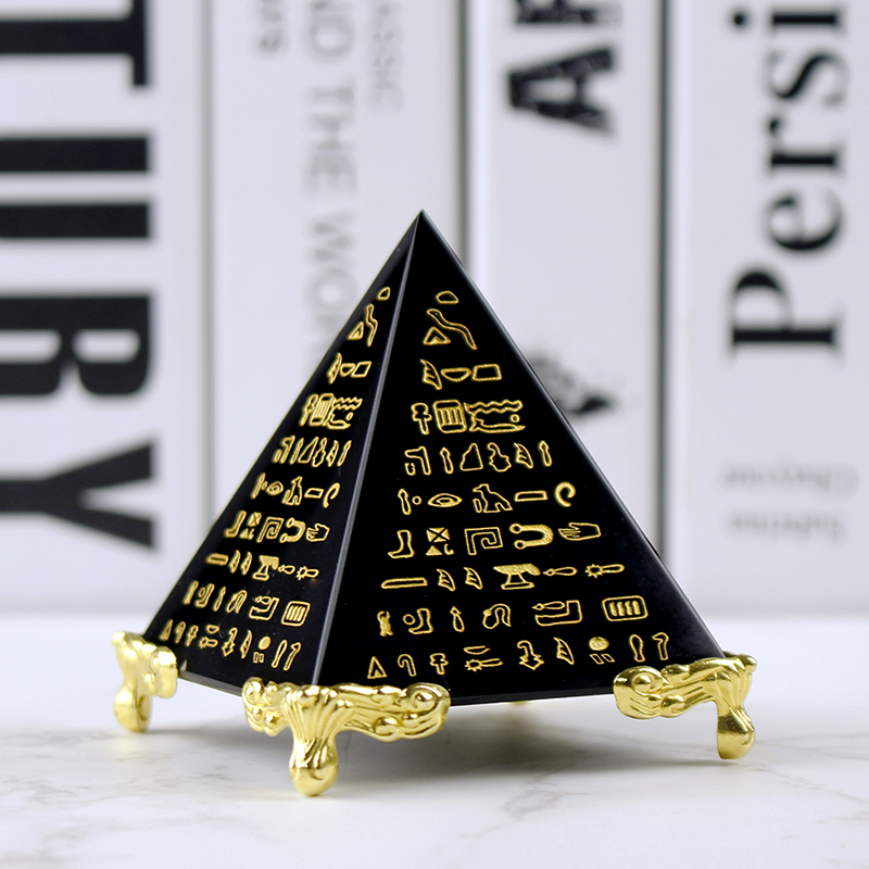 Egypt Crystal Obsidian Pyramid - Paper Weight Crystal review and price
