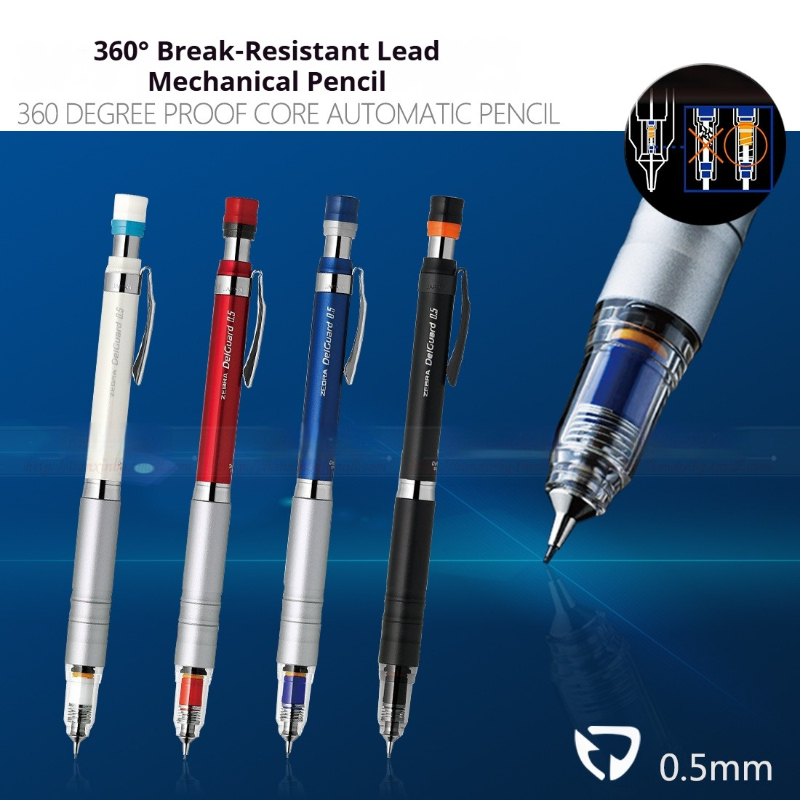 Japanese ZEBRA DelGuard MA86 M - Staedtler Pencil Lumocolor review and price